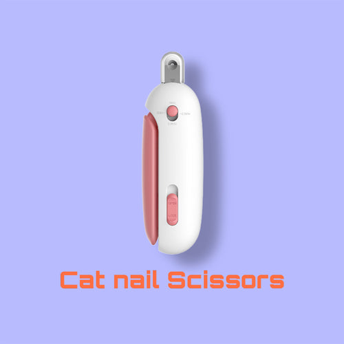 Gravity-Push Cat Nail Scissors