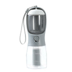 3-in-1 Pet Travel Bottle (Water + Food + Waste Bags)