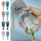 3-in-1 Pet Travel Bottle (Water + Food + Waste Bags)