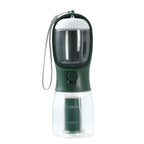 3-in-1 Pet Travel Bottle (Water + Food + Waste Bags)