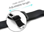 Adjustable travel tether with seat-belt buckle clip