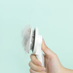 Round-Handle Self-Cleaning Slicker Brush